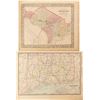 Image 1 : Maps of Washington, D.C., & Connecticut  c.1870s