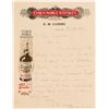 Image 1 : Pictorial Cyrus Noble Whiskey Letter, Lodi, California, 1912