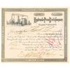 Image 1 : Hydraulic Press Brick Company Stock Certificate, St. Louis, Missouri