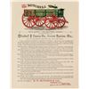 Image 1 : Brightly Colored Handbill for The Mitchell Wagon, Virginia City, Montana