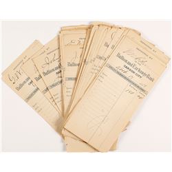 Bullion and Exchange Bank Deposit Slips (100)
