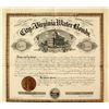 Image 1 : City of Virginia Water Bond, Virginia City, Nevada, 1877