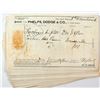 Image 1 : Phelps Dodge 1866 Revenue Imprinted Document Collection II