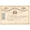 Image 1 : Davis Sewing Machine Company of Watertown N. Y. Stock Certificate, 1872