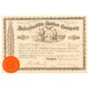 Image 1 : Extra Rare Indestructible Rubber Company Stock Certificate, 1873