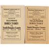 Image 1 : 1941 and 1942 Telephone Directories for South Douglas County, Oregon