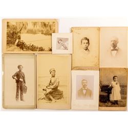 Black American Cabinet Cards and CDV's