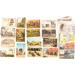 Fire Fighting Postcard Collection