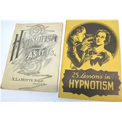 Early Hypnotism Books