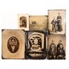 Image 1 : 6 Tintypes including Half Plates