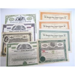 Tobacco Company Stocks (8)