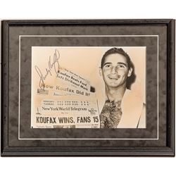 Sandy Koufax Photo Poster