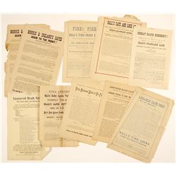 Safe Handbills Advertising Bank Robberies