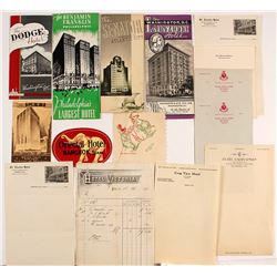 US Hotel Letterheads and Brochures