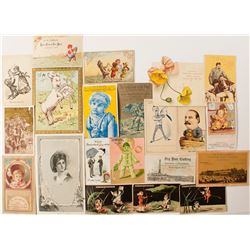 Clothing Trade Cards Collection