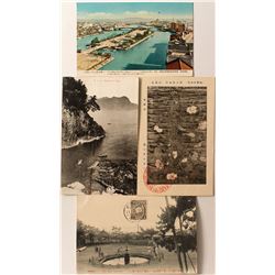 Four Japanese/Chinese Postcards