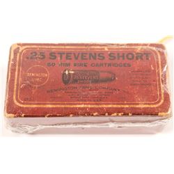 .25 cal. Stevens Short Cartridges