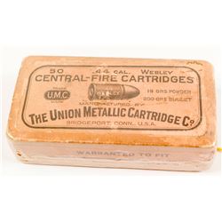 .44 cal. central-fire Webley Cartridges