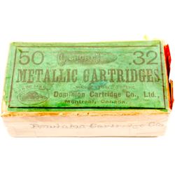 Dominion Cartridge .32 cal. center fire short