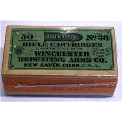 Winchester .38 Caliber Long rifle Cartridges