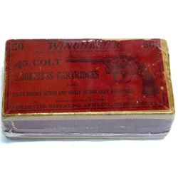 Winchester picture box of .45 Colt