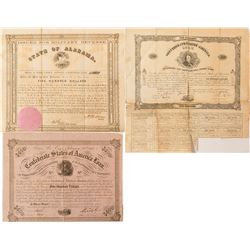 2 Different Civil War Bonds