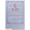 Image 1 : Rare $5,000 Confederate States of America Bond, Act of 1861