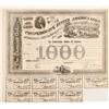 Image 1 : Confederate States of America $1000 Bond Act of 1863