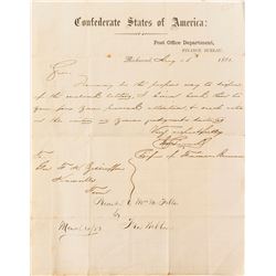 Civil War Confederate Letterhead