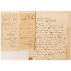 Wisconsin Civil War Casualty Warrants (3)