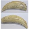 Image 1 : Antique Scrimshaw Whale Tooth