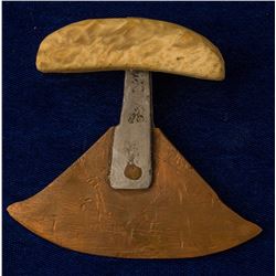 Hand Hammered Copper Ulu Knife