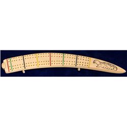 Ivory Cribbage Board