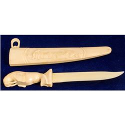 Ivory Knife and Sheath