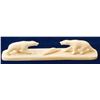 Image 1 : Ivory Polar Bear and Seal Sculpture