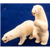 Image 1 : Two Polar Bear Ivory Fetishes