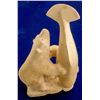 Image 1 : Whalebone Statue of a Polar Bear and a Whale