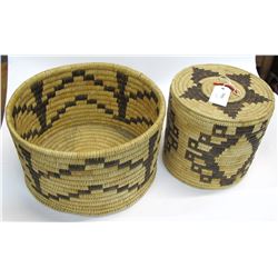 Two Large Papago Baskets