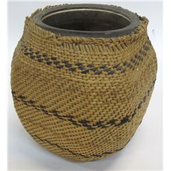 Paiute Basket Wrapped Jar
