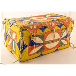 Sioux or Lakota Painted Parfleche Box