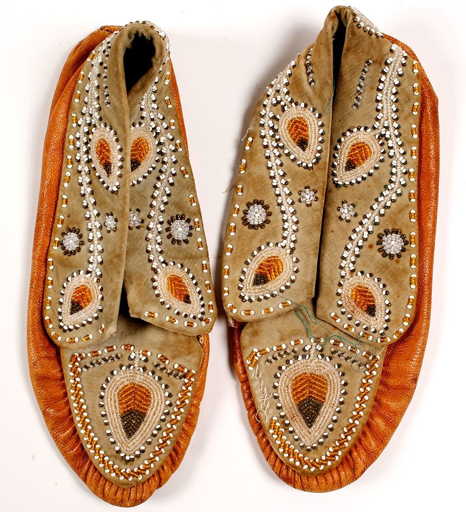 Northern Plains Beaded Moccasins - Holabird Western Americana Collections