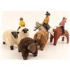 Image 1 : Six Navajo Folk Art Ceramic Animals