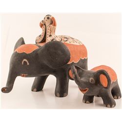 Elephant Figurines, Inez Ortiz