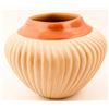 Image 1 : Red and Buff Swirl Pot, Laura Gachupin