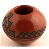 Image 1 : Redware Jar w/ Kiva Steps, Annette (Vigil Lujan)
