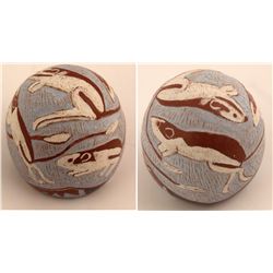 Sgraffito Pot , Camilio Tafoya
