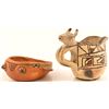 Image 1 : Two Vintage Pottery Effigy Pieces