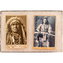 Cabinet Cards of Crow Indians