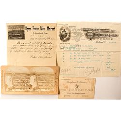 Kansas and Cowboy Related Ephemera