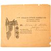 Image 1 : Visalia Stock Saddle Company Pictorial Postal Piece to Jungo, Nevada